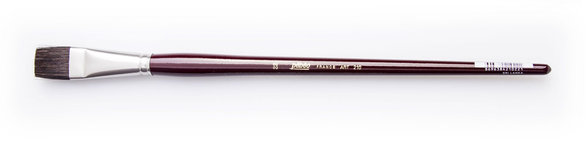 Pebeo 210 Seri Samur Düz Kesik Uçlu Fırça No. 22