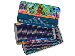 Derwent Inktense Mürekkep Bazlı Kuru Boya Kalem Seti 72'li Teneke Kutu