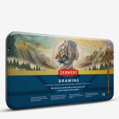 Derwent Drawing Çizim Seti 72'li Teneke Kutu
