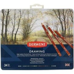 Derwent Drawing Çizim Seti 24'lü Teneke Kutu