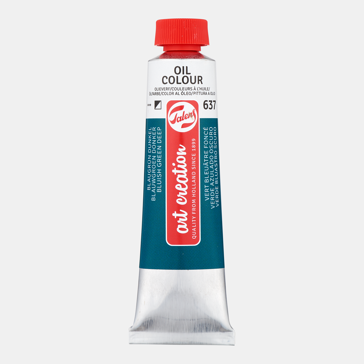 637 Bluish Green Deep ArtCreation Essentials Oil Colours 40 ml