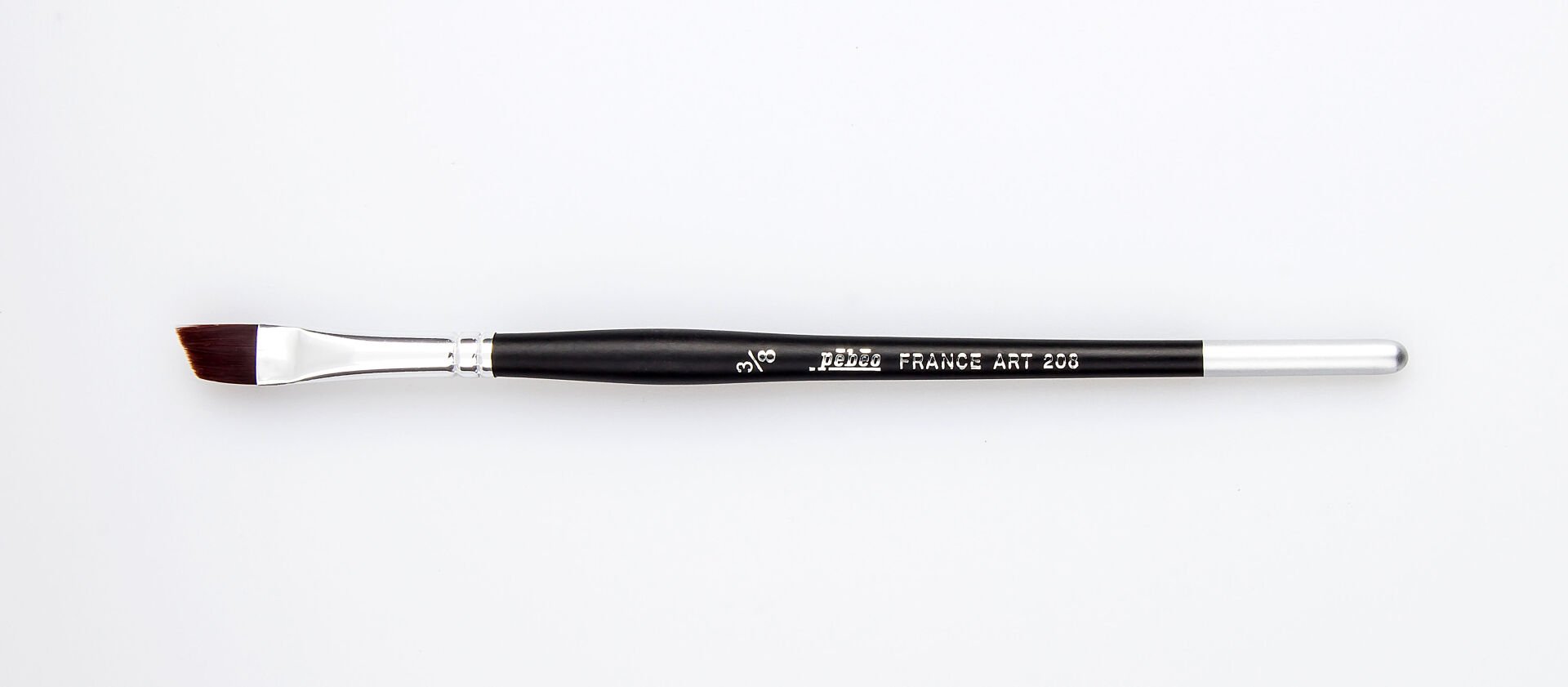 Pebeo 208 Seri Sentetik Kıl Yan Kesik Uçlu Fırça No. 3/8
