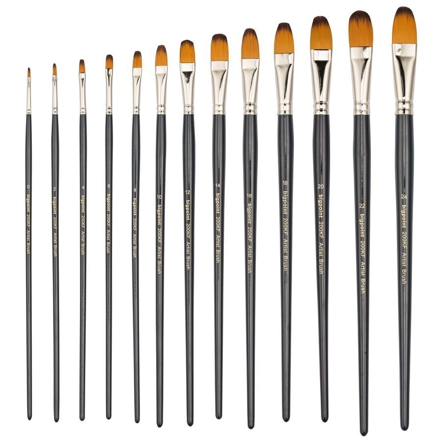 Bigpoint 200KF Serisi Sentetik Kıl Kedi Dili Fırça