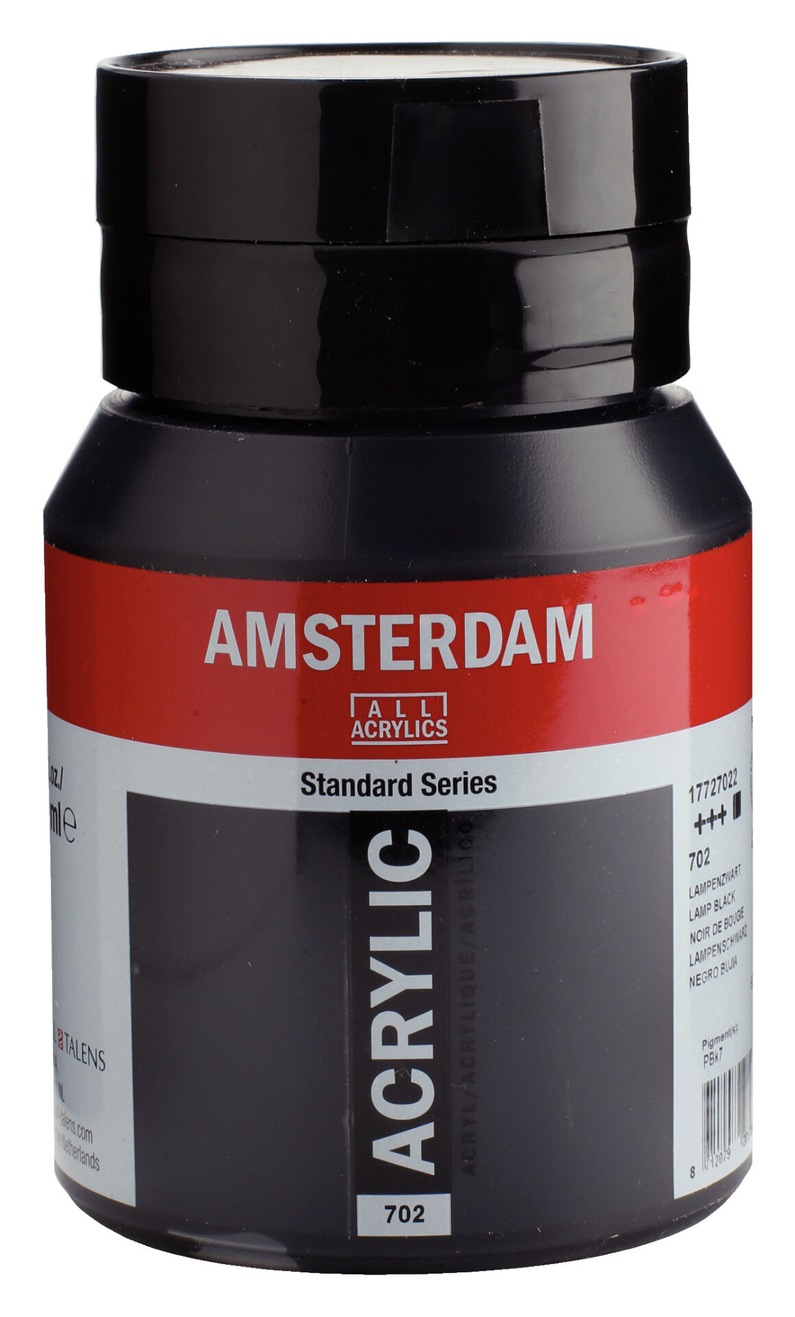 Amsterdam Akrilik Boya N:702 Lamp Black 500 ml