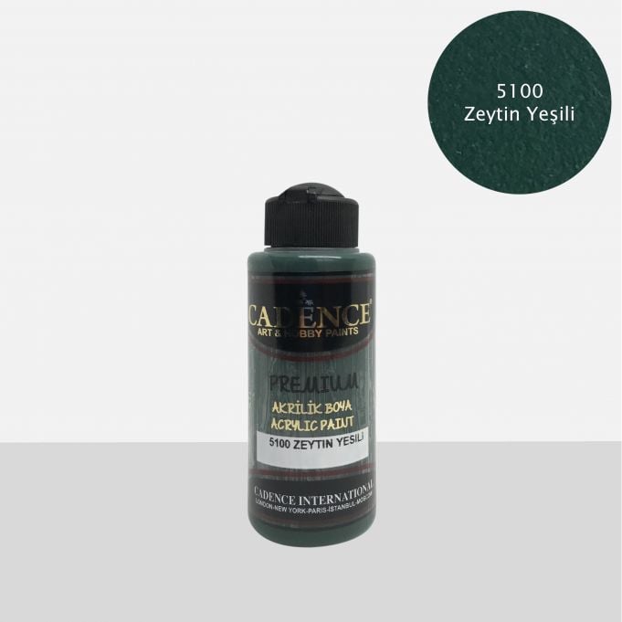 5100 Zeytin Yeşili Premium Akrilik Boya