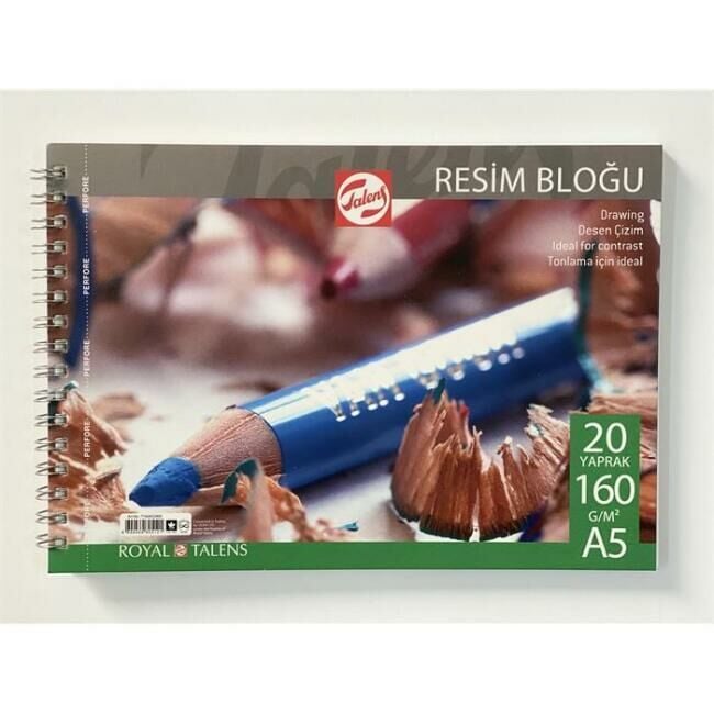 Talens Resim Bloğu A5 160 gr 20 Yaprak (Spiralli)