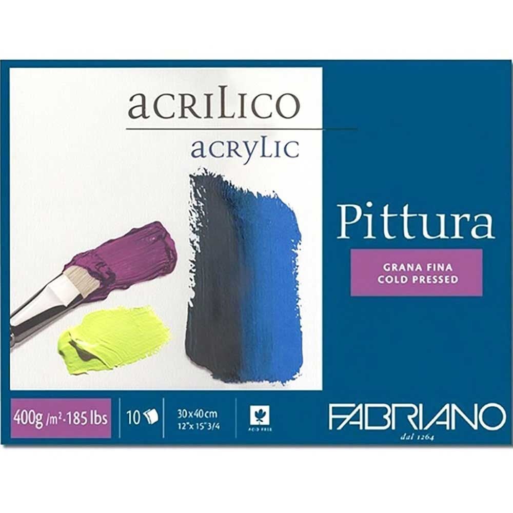 Fabriano Pittura Akrilik Blok 30x40 400 gr 10 Yaprak