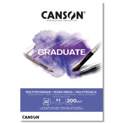 Canson Graduate Mix Media White A3 200 gr 20 Yaprak