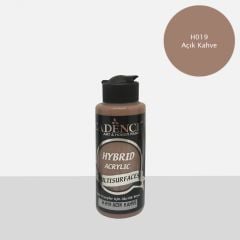 Cadence Hybrid Multisurface Akrilik Boya H-019 Açık Kahve 120 ml