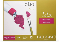 Fabriano Tela Canvas Dokulu Yağlı Boya Blok 36x48 300 gr 10 Yaprak