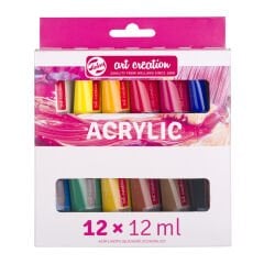 Talens Artcreation (Plastik Tüp) Akrilik Boya Seti 12X12 ml