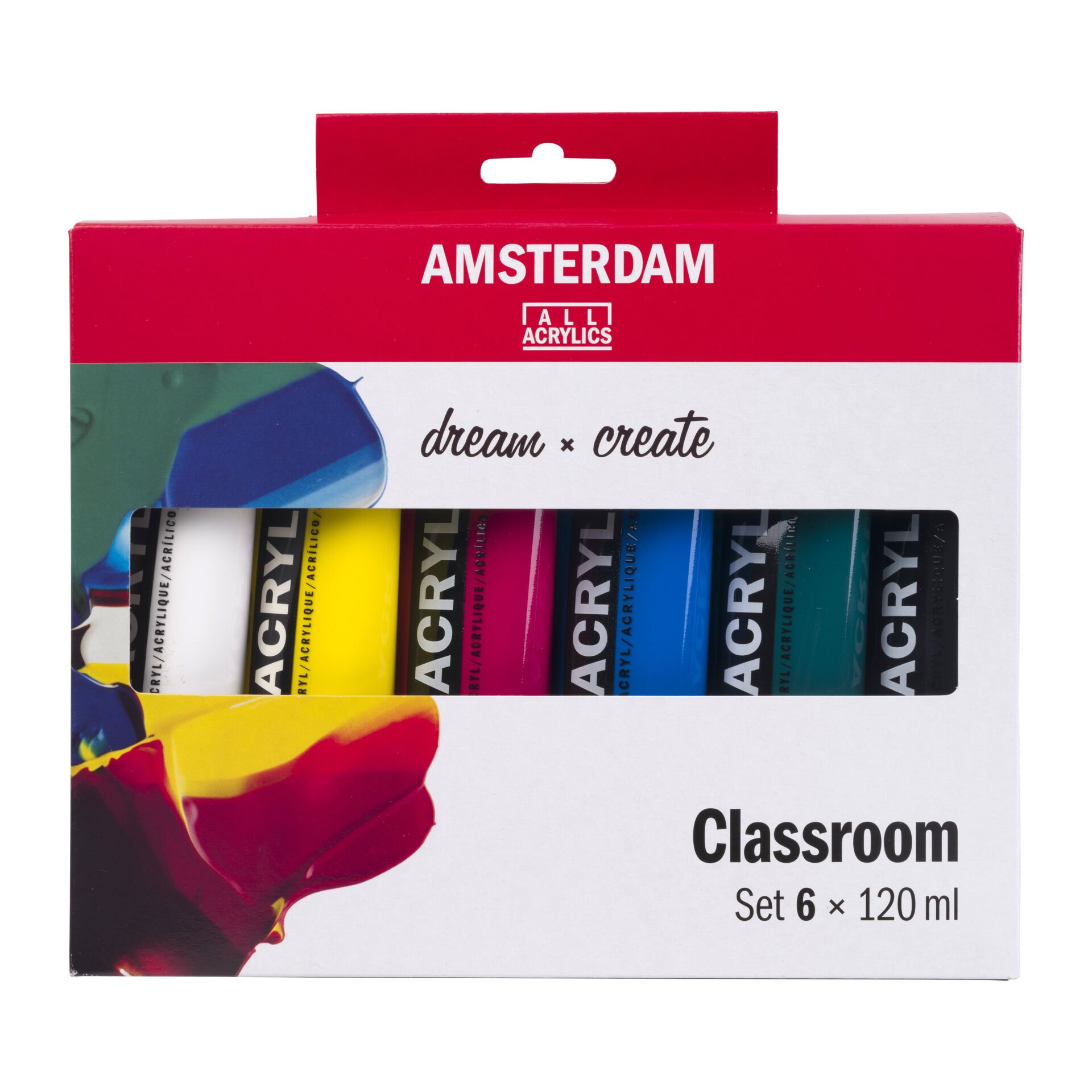 Talens Amsterdam Akrilik Boya 120 ml 6'lı Set Classroom