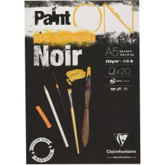 Paint On Multi-Techniques Noir (Siyah)  A5 250 Gr 20 Yaprak