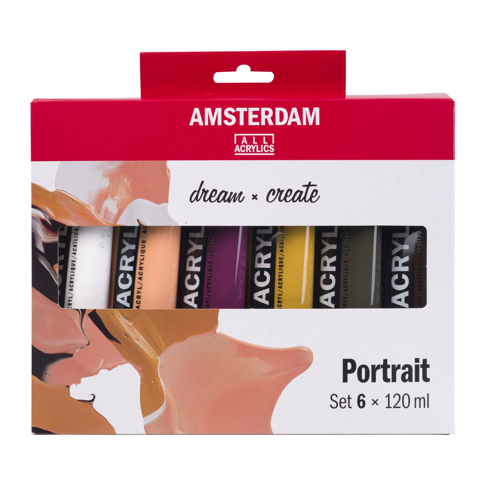 Talens Amsterdam Akrilik Boya 120 ml 6'lı Set Portrait