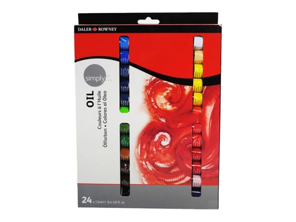 Daler Rowney Simply Yağlı Boya Seti 24 Renk x 12 ml