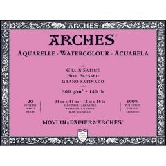 Arches Suluboya Blok Hot Press 300 gr 31x41 cm 20 Yaprak