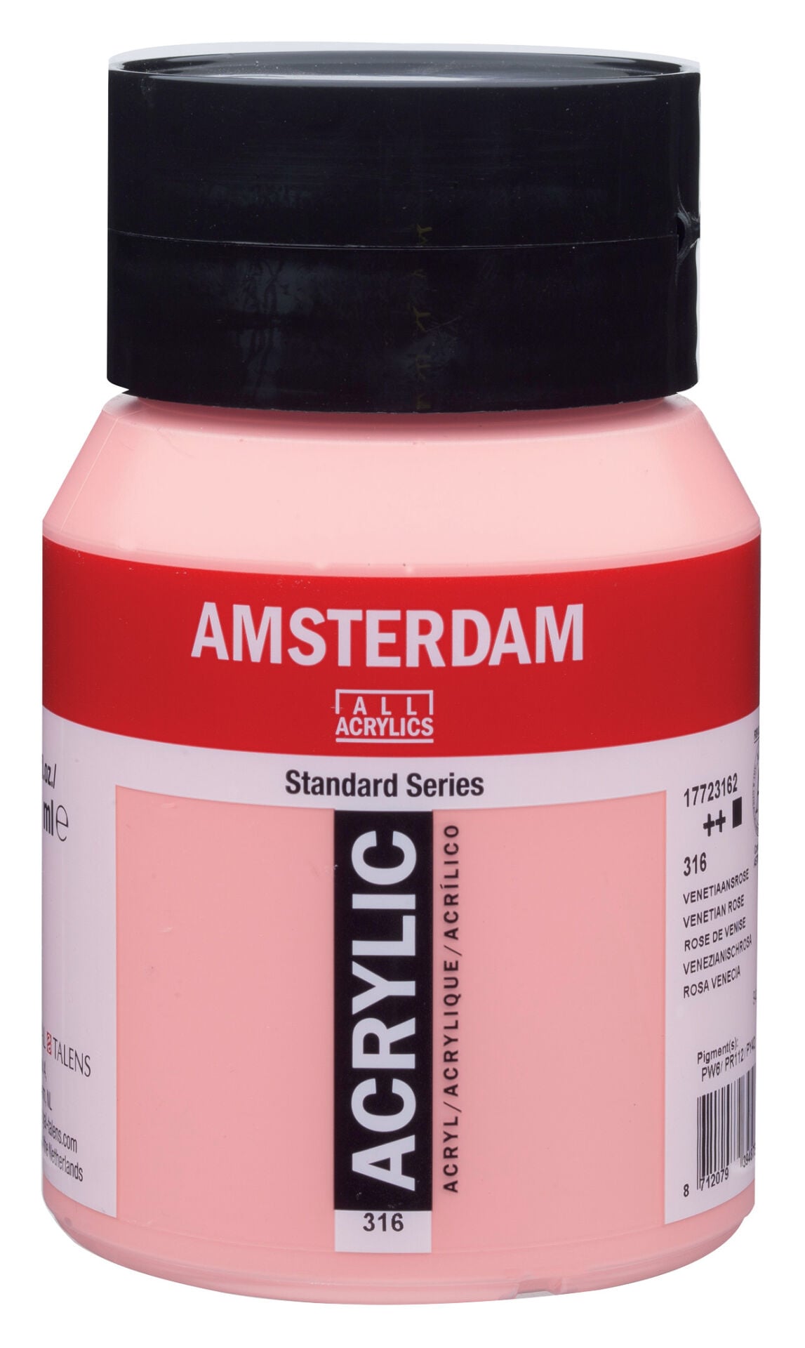 Amsterdam Akrilik Boya  N:316 Venetian Rose 500 ml