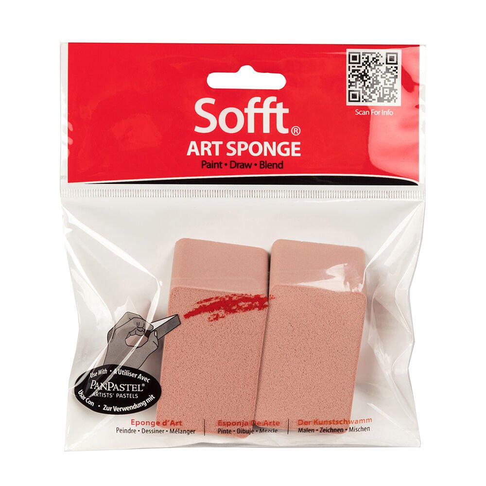 PanPastel Sofft 2 Sponge Bar Angle Slice Flat Set 2'li