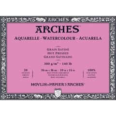 Arches Suluboya Blok Hot Press 300 gr 26x36 cm 20 Yaprak
