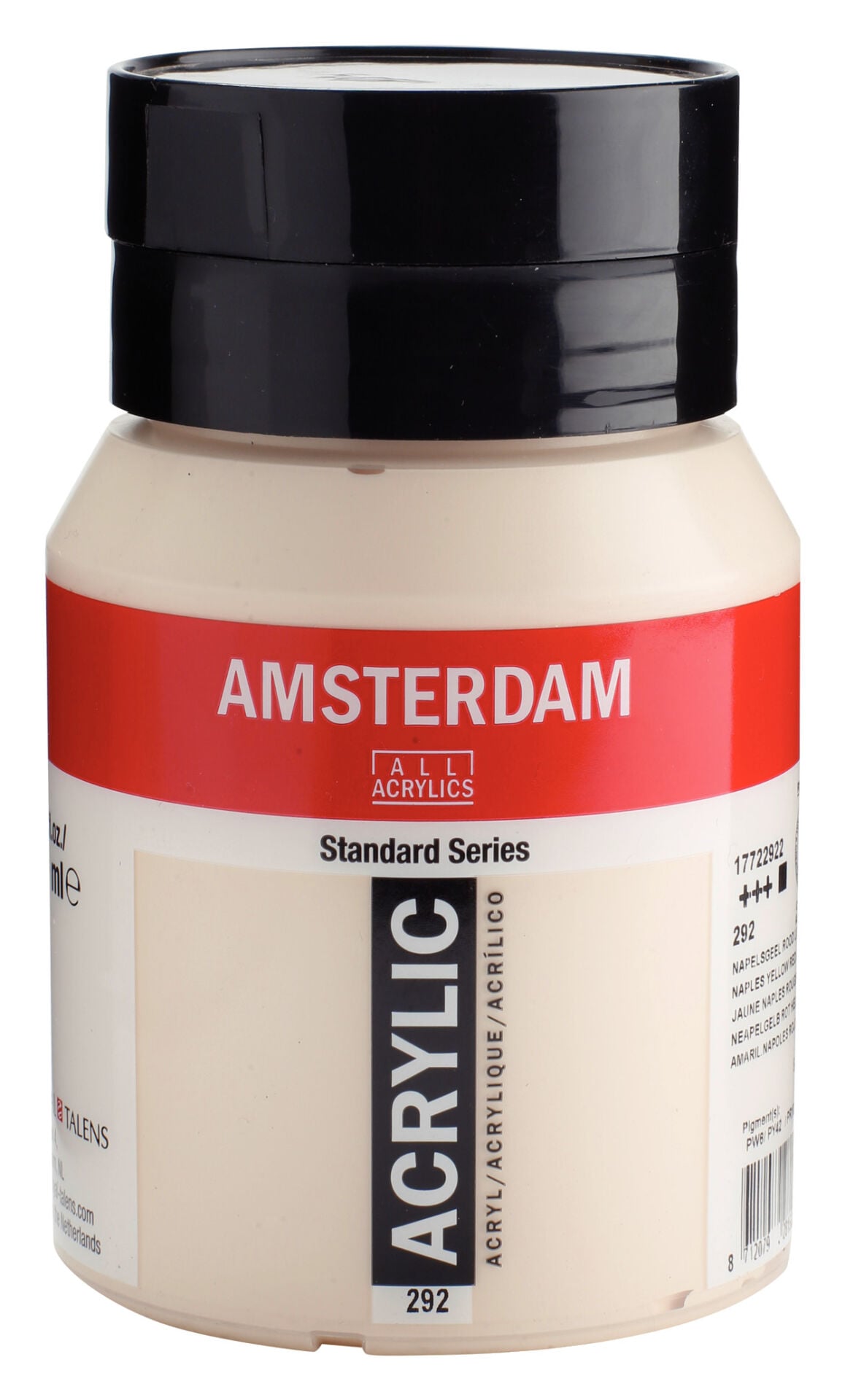 Amsterdam Akrilik Boya N:292 Naples Yellow Red Light 500 ml