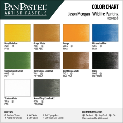 PanPastel Ultra Soft Artist Pastel Wildlife Paint Set 10'lu