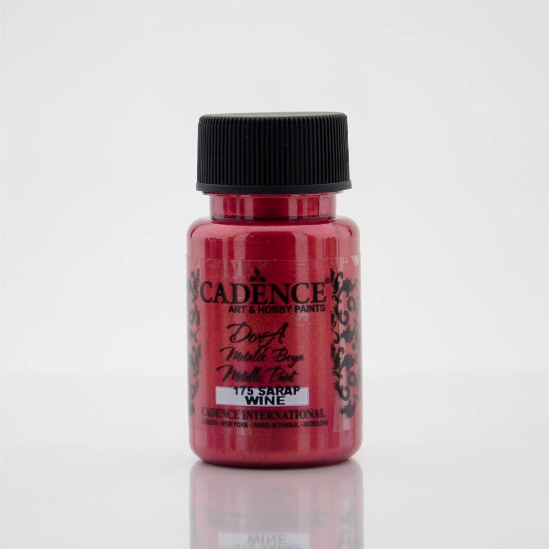 Cadence Dora Metalik Boya 175 Şarap 50ml