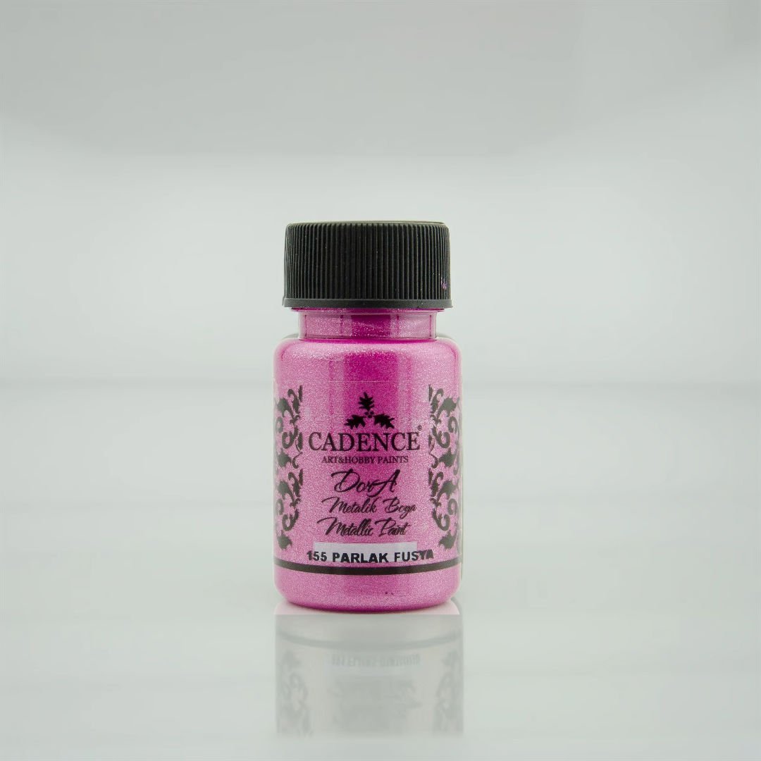 Cadence Dora Metalik Boya 155 Parlak Fuşya 50ml