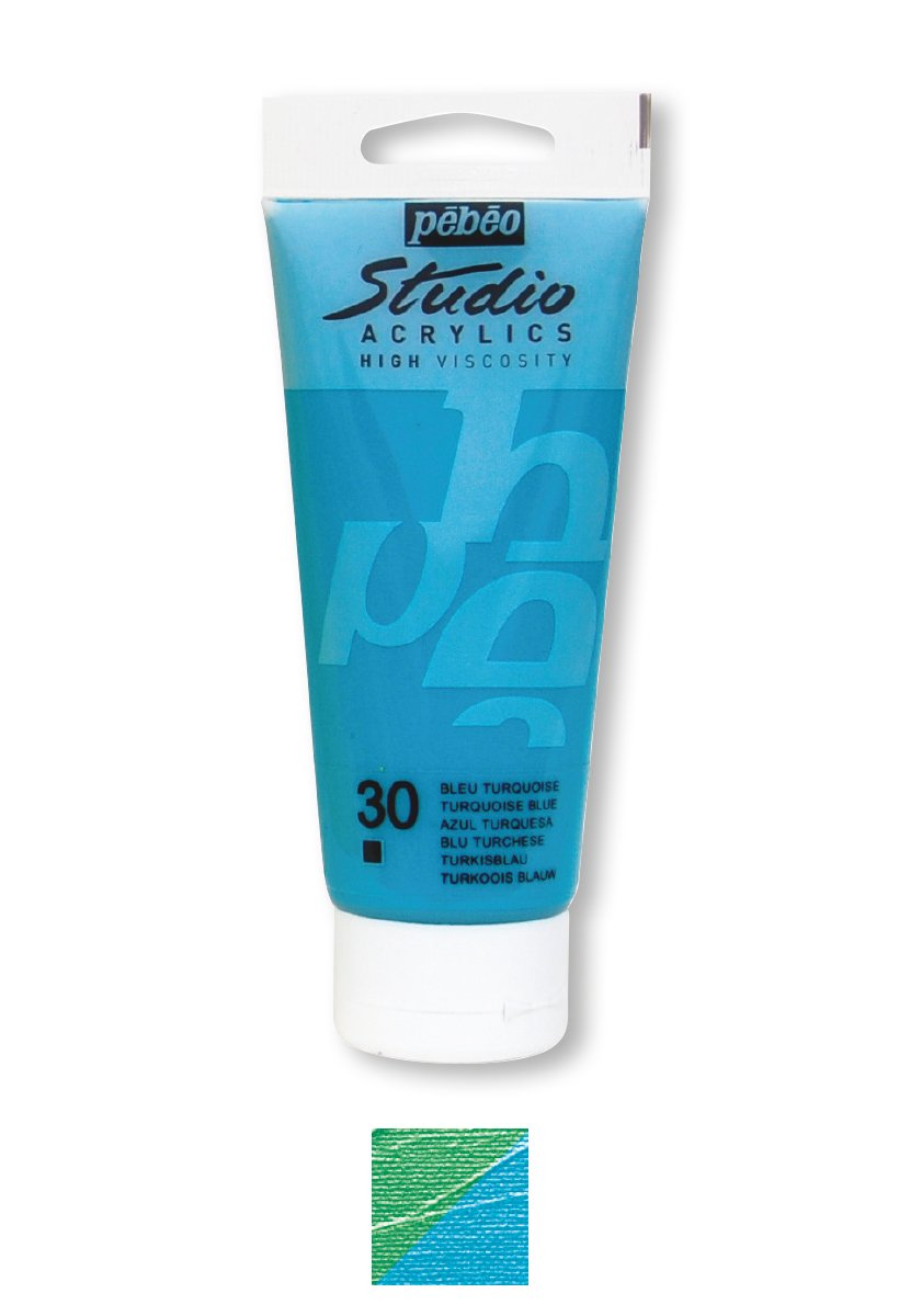 Studio Akrilik Boya 358 Iridescent Green Blue