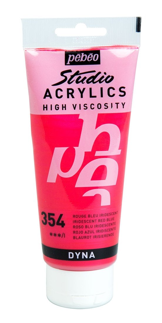 Studio Akrilik Boya 354 Iridescent Red Blue