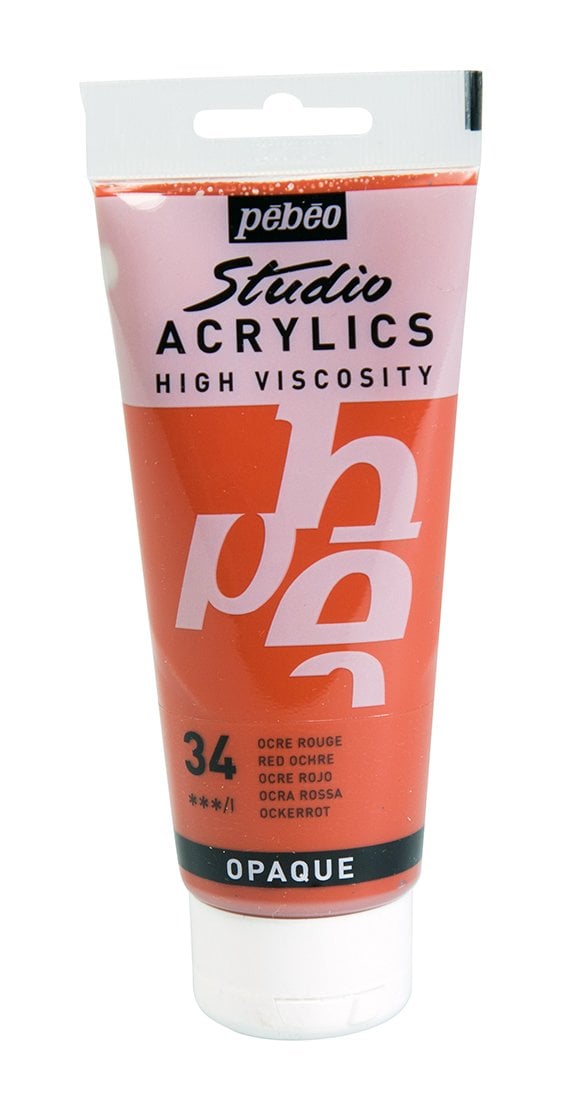 Studio Akrilik Boya 34 Red Ochre