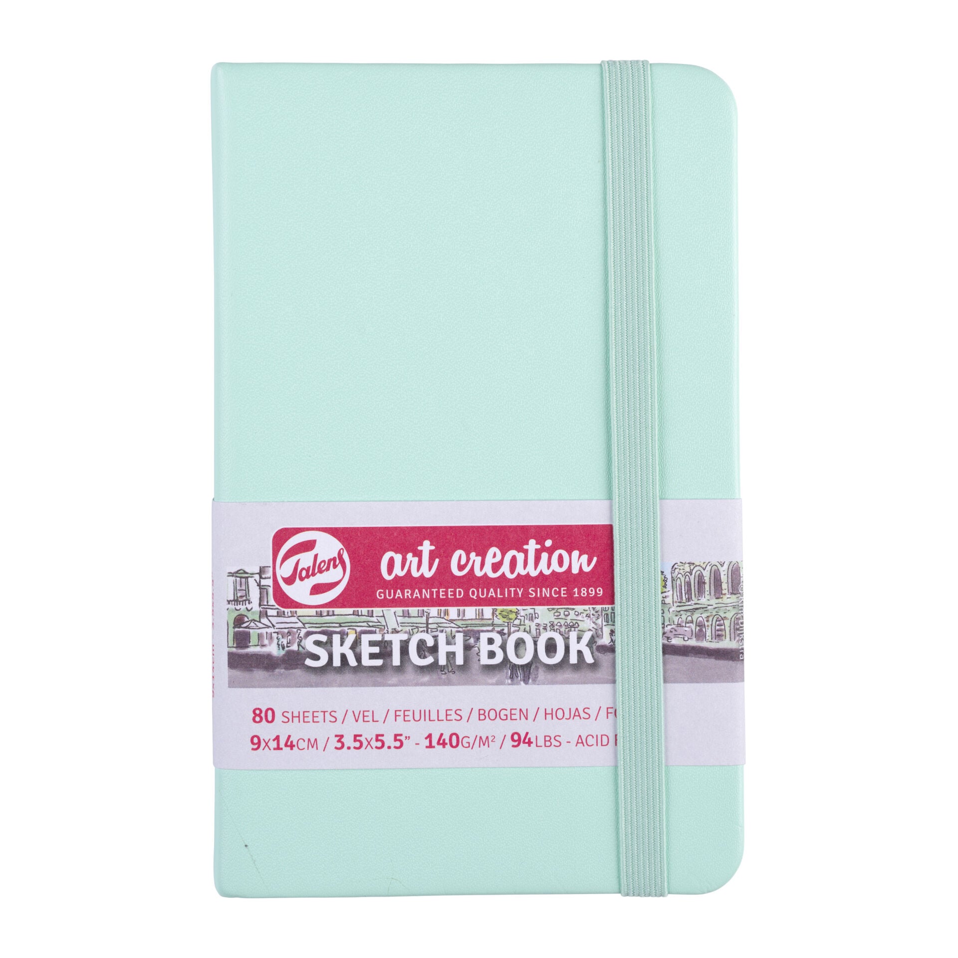 Talens Art Creation Sketch Book 140 Gr 80 Yaprak Fresh Mint 9x14 cm