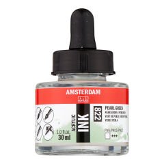 Amsterdam Sıvı Akrilik Mürekkep 30 ml Pearl Green 822