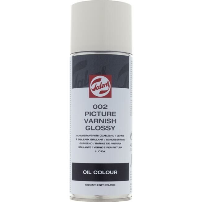 Talens Parlak Yağlı Boya Verniği Sprey 400 ml 002