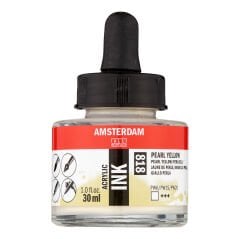 Amsterdam Sıvı Akrilik Mürekkep 30 ml Pearl Yellow 818