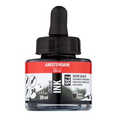 Amsterdam Sıvı Akrilik Mürekkep 30 ml Oxide Black 735