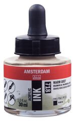 Amsterdam Sıvı Akrilik Mürekkep 30 ml Warm Grey 718