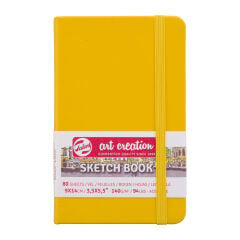 Talens Art Creation Sketch Book 140 Gr 80 Yaprak Golden Yellow 9x14 cm