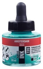 Amsterdam Sıvı Akrilik Mürekkep 30 ml Turquoise Green 661