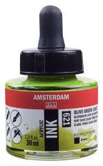 Amsterdam Sıvı Akrilik Mürekkep 30 ml Olive Green Light 621