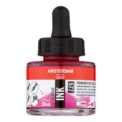 Amsterdam Sıvı Akrilik Mürekkep 30 ml Permanent Red Violet Light 577