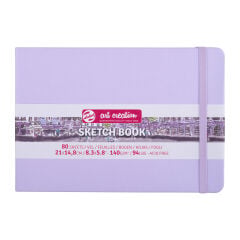 Talens Art Creation Sketch Book 140 Gr 80 Yaprak Pastel Violet 14.8x21 cm