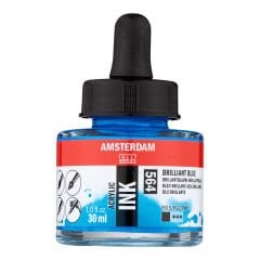 Amsterdam Sıvı Akrilik Mürekkep 30 ml Brilliant Blue 564