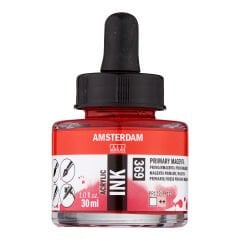 Amsterdam Sıvı Akrilik Mürekkep 30 ml Primary Magenta 369