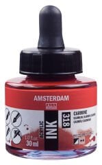 Amsterdam Sıvı Akrilik Mürekkep 30 ml Carmine 318