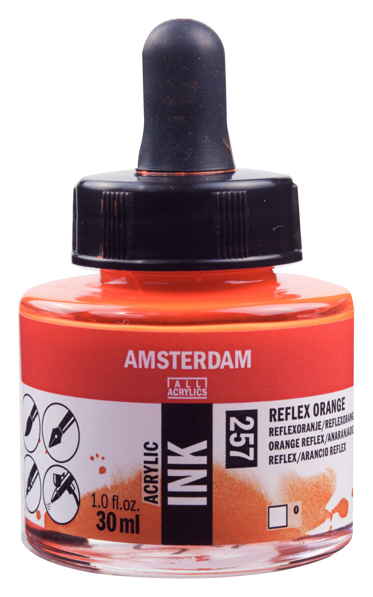 Amsterdam Sıvı Akrilik Mürekkep 30 ml Reflex Orange 257