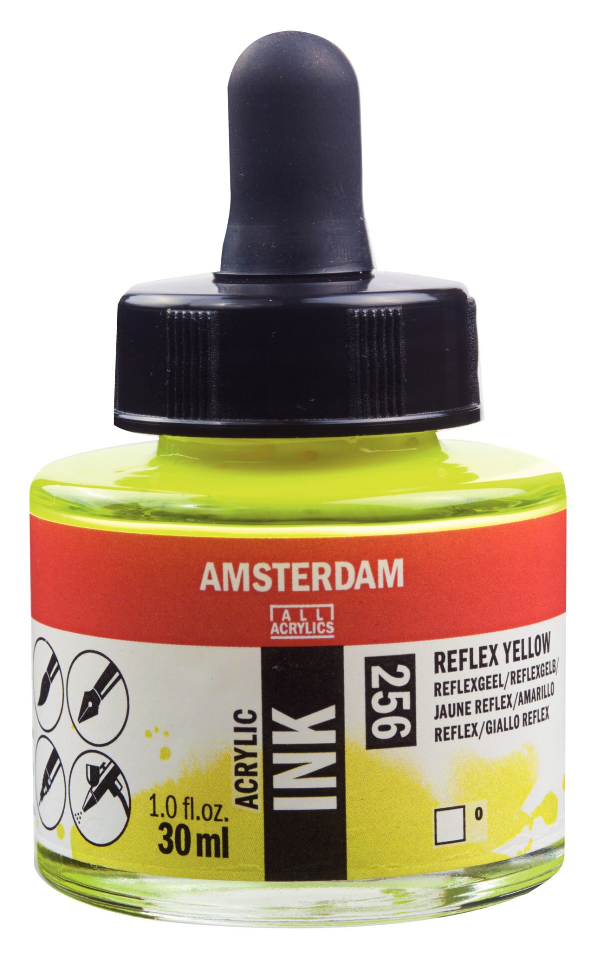 Amsterdam Sıvı Akrilik Mürekkep 30 ml Reflex Yellow 256