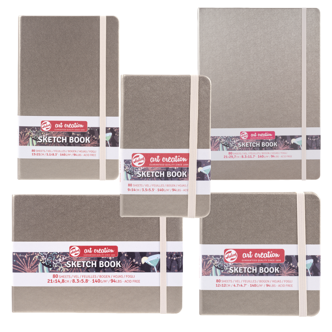 Talens Art Creation Sketch Book 140 Gr 80 Yaprak Pink Champagne