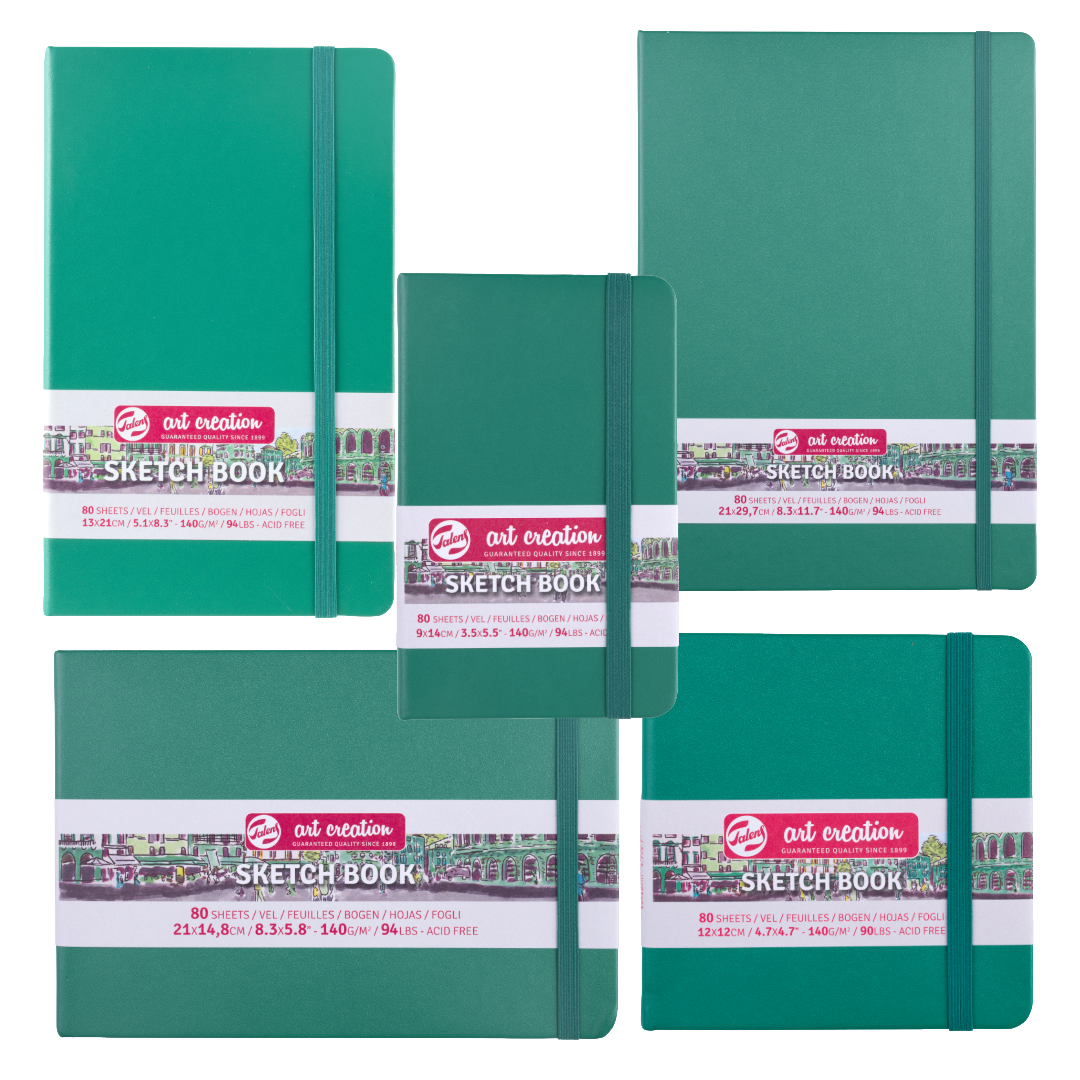 Talens Art Creation Sketch Book 140 Gr 80 Yaprak Forest Green