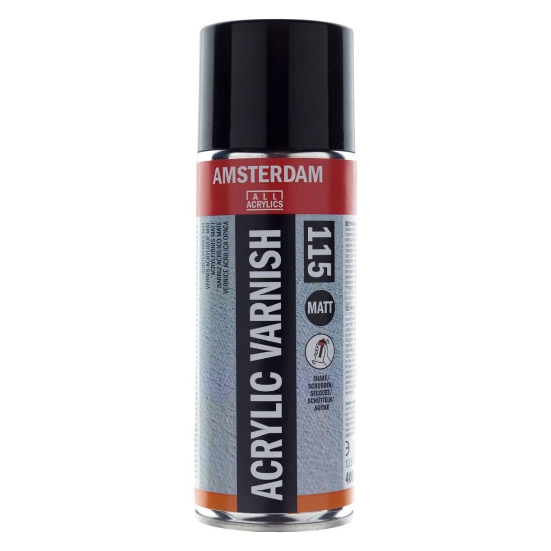 Amsterdam Akrilik Mat Sprey Vernik 115 400 ml