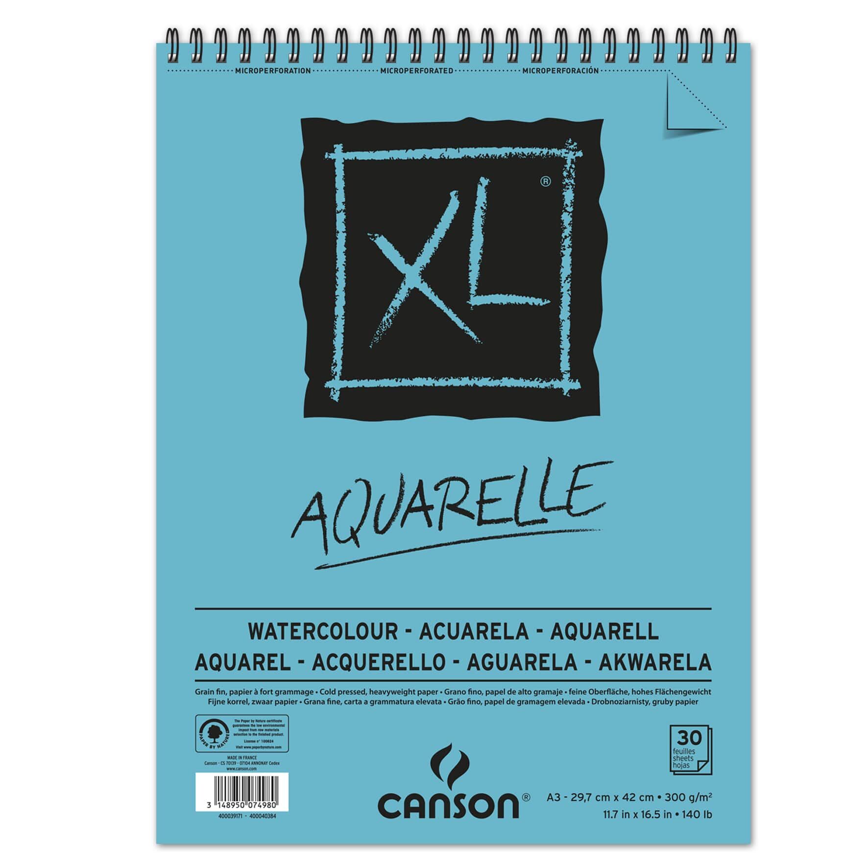 Canson XL Aquarelle Sulu Boya Defteri A3 300 gr 30 Yaprak